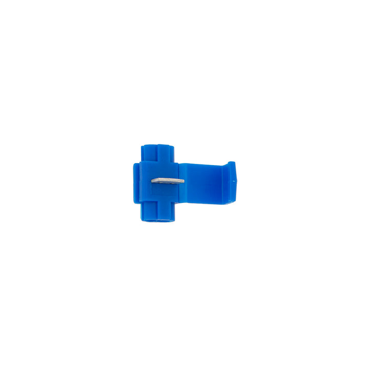 18-14 AWG Blue Mid - Line Tap Connector w/ Stop (6-Pack)