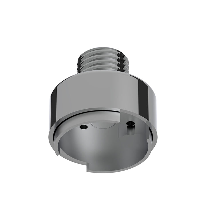 M30 x 3.5 Thread-On Gearshift Knob Chrome Mounting Adapter For Eaton Fuller Style 9/10 Speed - Vertical (Bulk)
