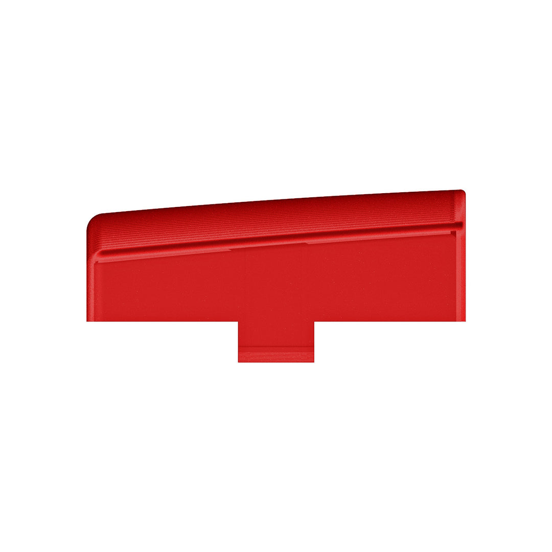 3" x 3" Square Dome Light Lens - Red