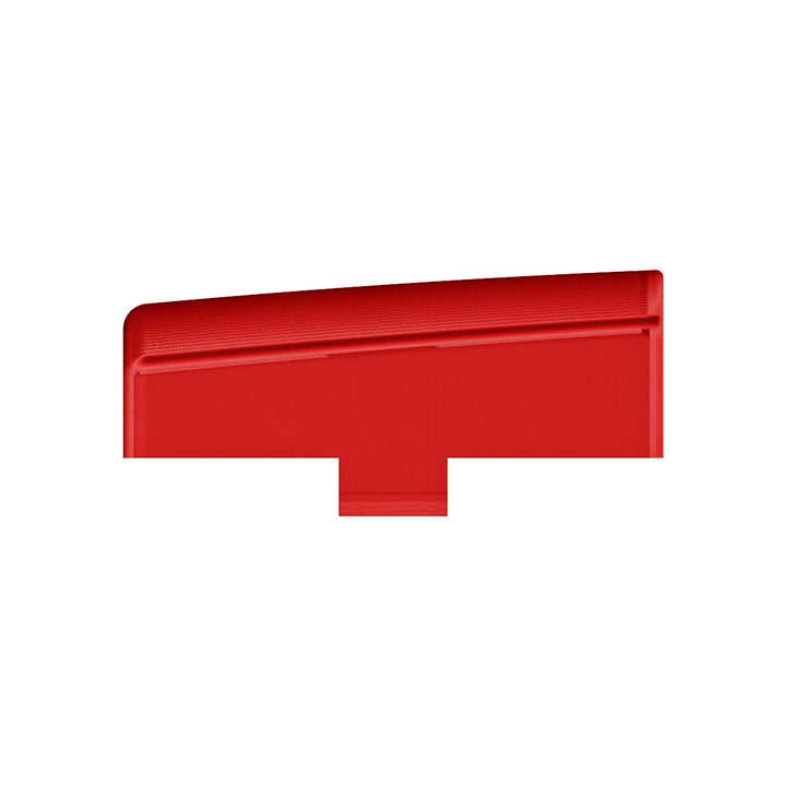 3" x 3" Square Dome Light Lens - Red