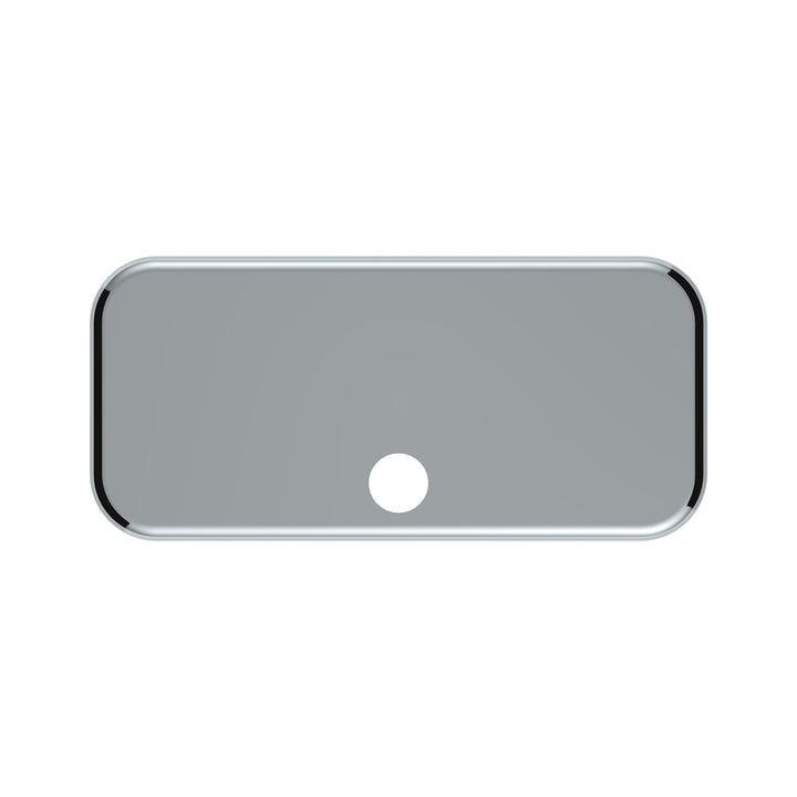 Chrome Plastic Upper Side Storage Door Cover For 2007-2018 Freightliner Cascadia