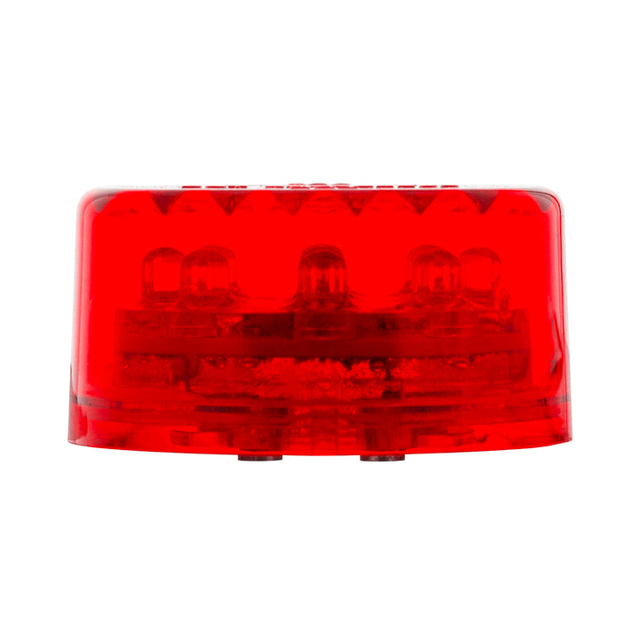 9 LED 2" Round Light (Clearance/Marker) - Red LED/Red Lens (Bulk)