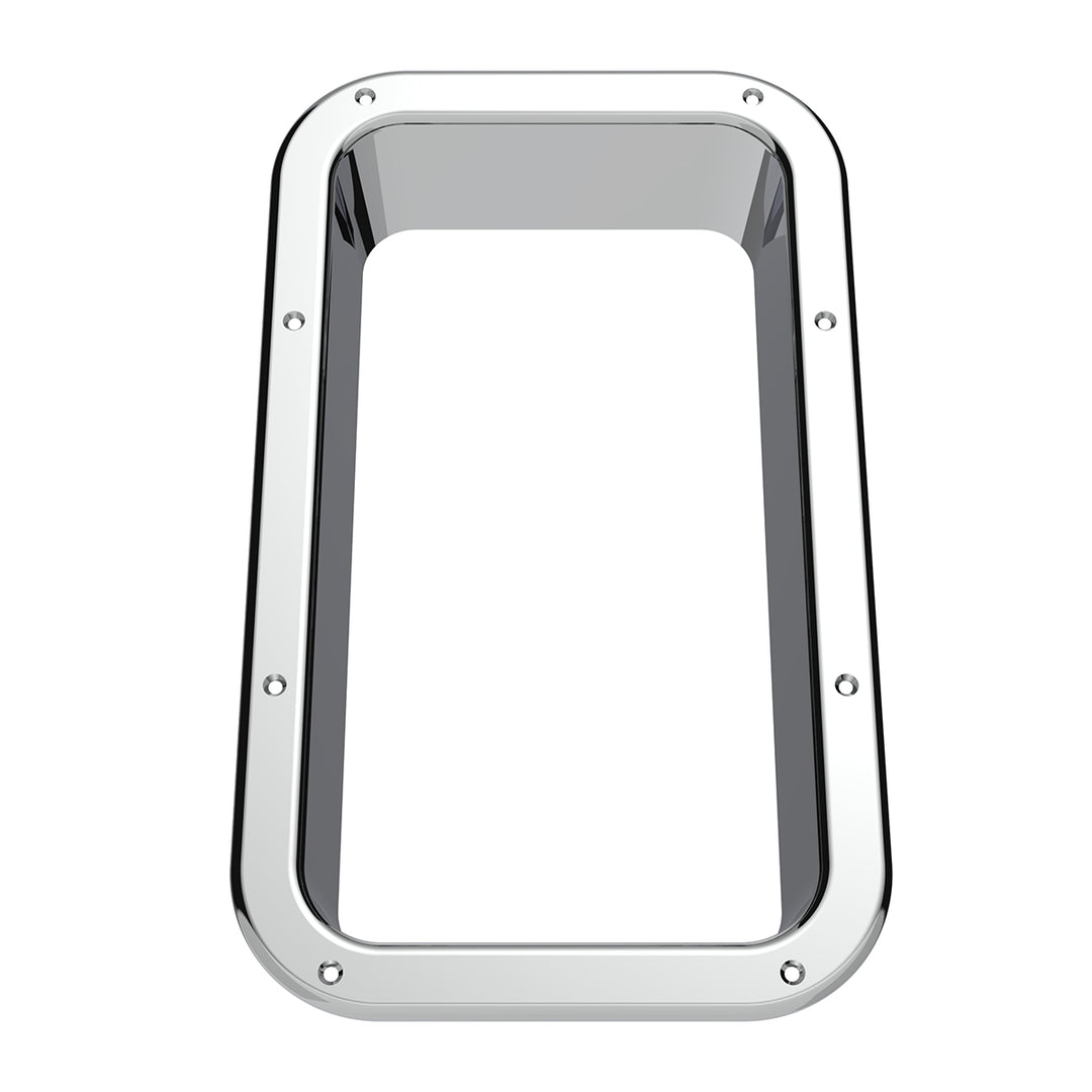 Chrome Interior View Window Trim For Kenworth W900L (1990-2005) And T800 (1986-2005)