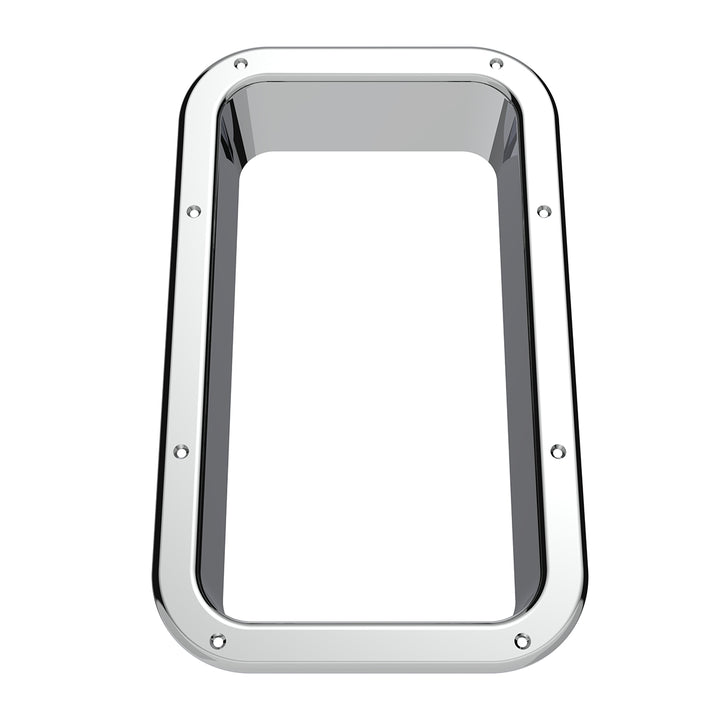 Chrome Interior View Window Trim For Kenworth W900L (1990-2005) And T800 (1986-2005)