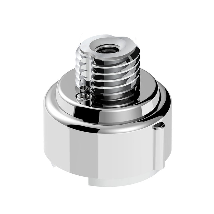 M30 x 3.5 Thread-On Gearshift Adapter W/LED Mount For Eaton - Fuller 9/10 Speed - Liquid Silver