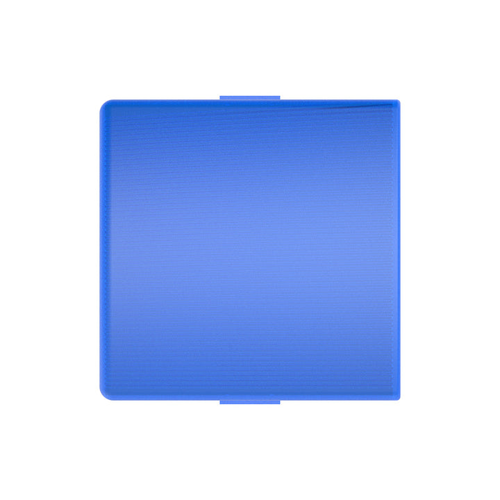 3" x 3" Square Dome Light Lens - Blue