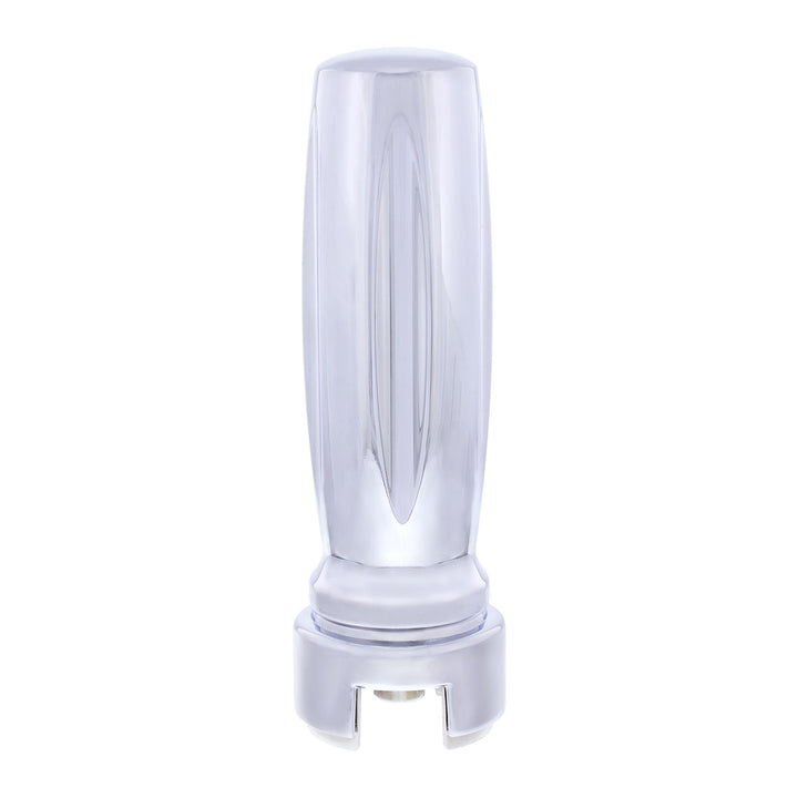 M30 x 3.5 Thread-On Vegas Style Gearshift Knob With 13/15/18 Speed Adapter - Chrome/Vertical