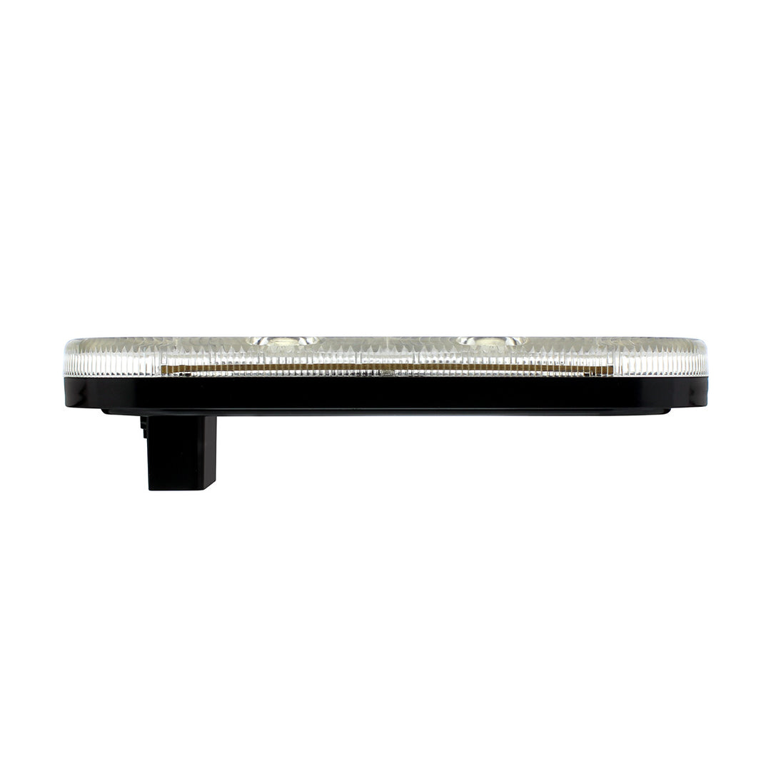 7 LED Oval Light (Stop, Turn &amp; Tail) - Red LED/Clear Lens