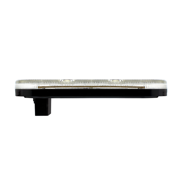 7 LED Oval Light (Stop, Turn &amp; Tail) - Red LED/Clear Lens