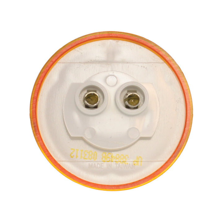 9 LED 2" Round Reflector Light (Clearance/Marker) - Amber LED/Amber Lens (Bulk)