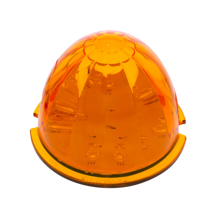 17 LED Watermelon Cab Light - Amber LED/Amber Lens (Bulk)