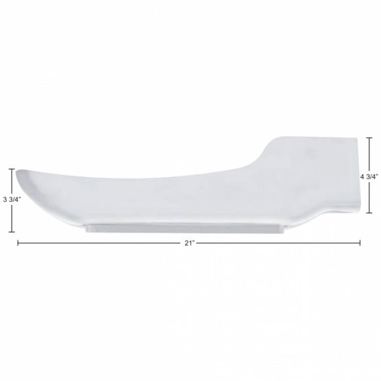 19 Amber LED Front Fender Cover For Peterbilt 388 (2008-2015) &amp; 389 (2008-2023) - Amber Lens - Passenger