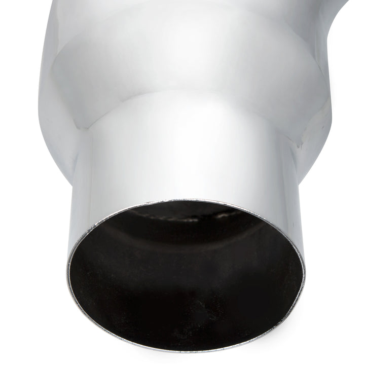 Chrome 58 Degree Angled Exhaust Elbow For Peterbilt 379 - Straight 5" OD To 5" OD