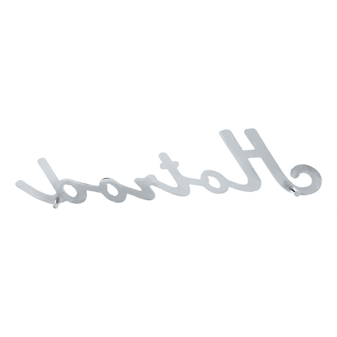 Chrome Hotrod Script Emblem With Mounting Studs