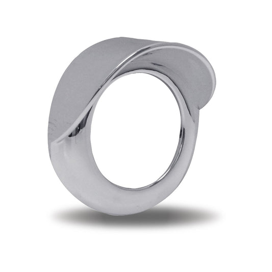 TRUX Bezel - 2.5" Chrome Plastic - Visor - Twist-On