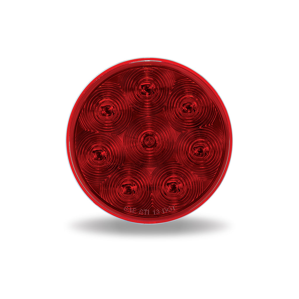 TRUX 4" Economy Red Stop, Turn & Tail LED (8 Diodes)