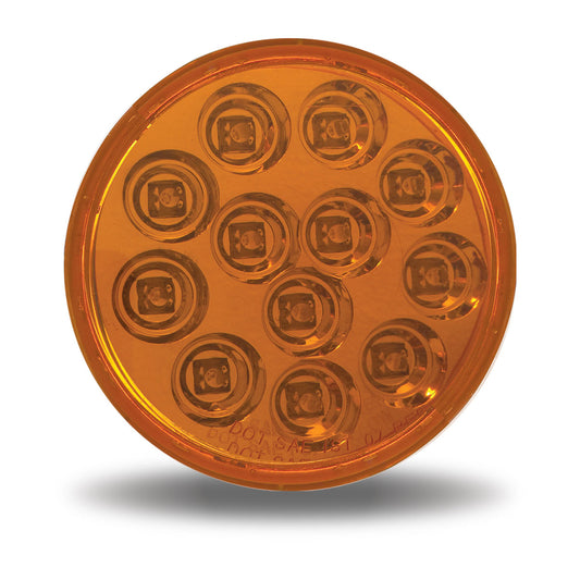 TRUX 4" Mirror Amber Stop, Turn & Tail LED (12 Diodes)"