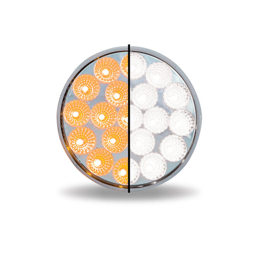 TRUX 4" Dual Amber/White Stop, Turn & Tail LED (19 Diodes)