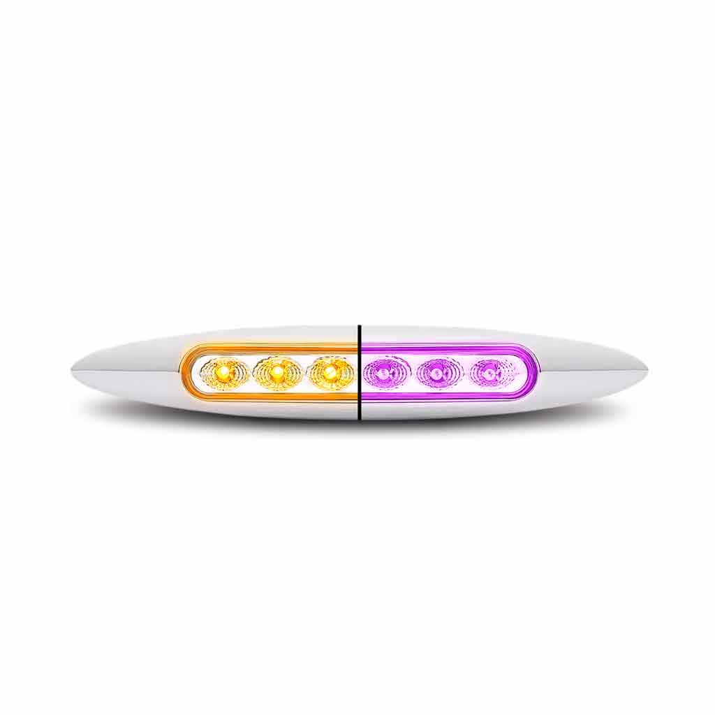 TRUX 6" DUAL AMBER TO PURPLE AUX. MARKER LIGHT