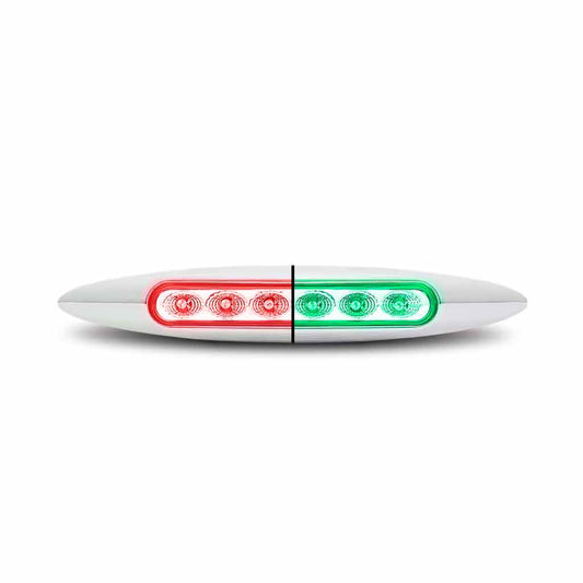 TRUX 6" DUAL RED TO GREEN AUX. MARKER LIGHT