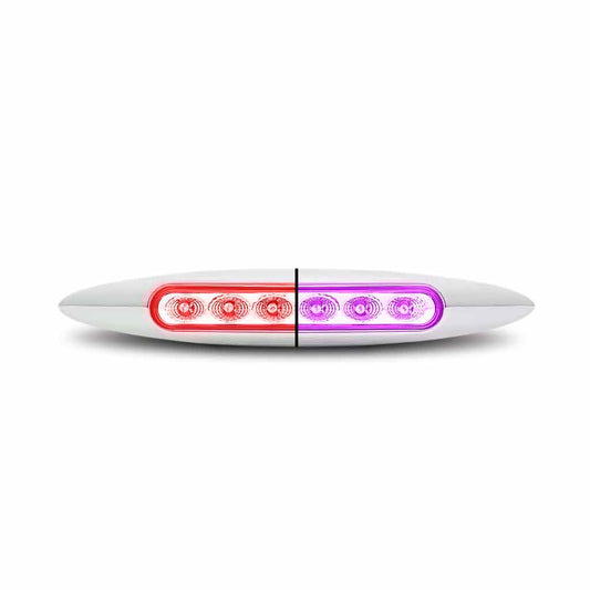 TRUX 6" DUAL RED TO PURPLE AUX. MARKER LIGHT
