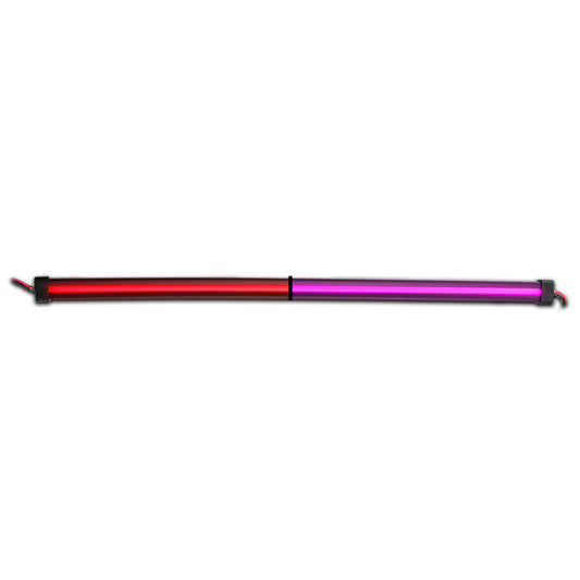 TRUX 24" Glow Series Dual Strip Light - Center Shine - Red/Purple