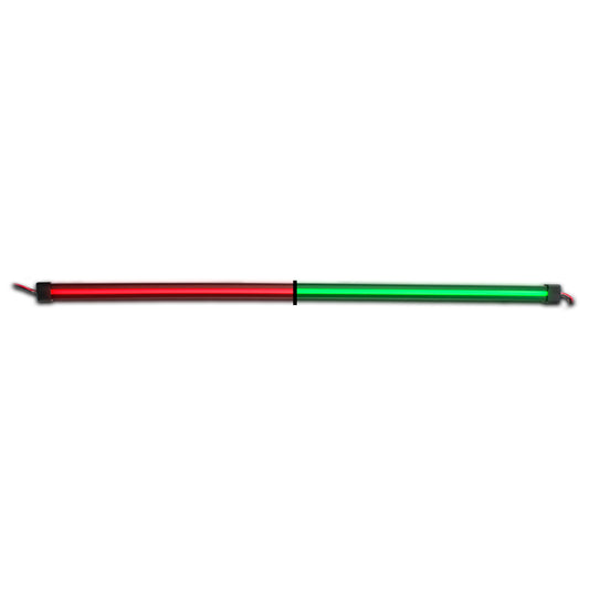 TRUX 48" Glow Series Dual Strip Light - Center Shine - Red/Green