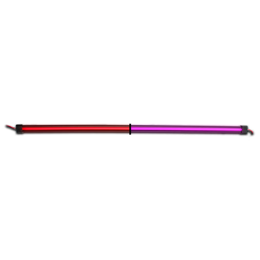 TRUX 48" Glow Series Dual Strip Light - Center Shine - Red/Purple