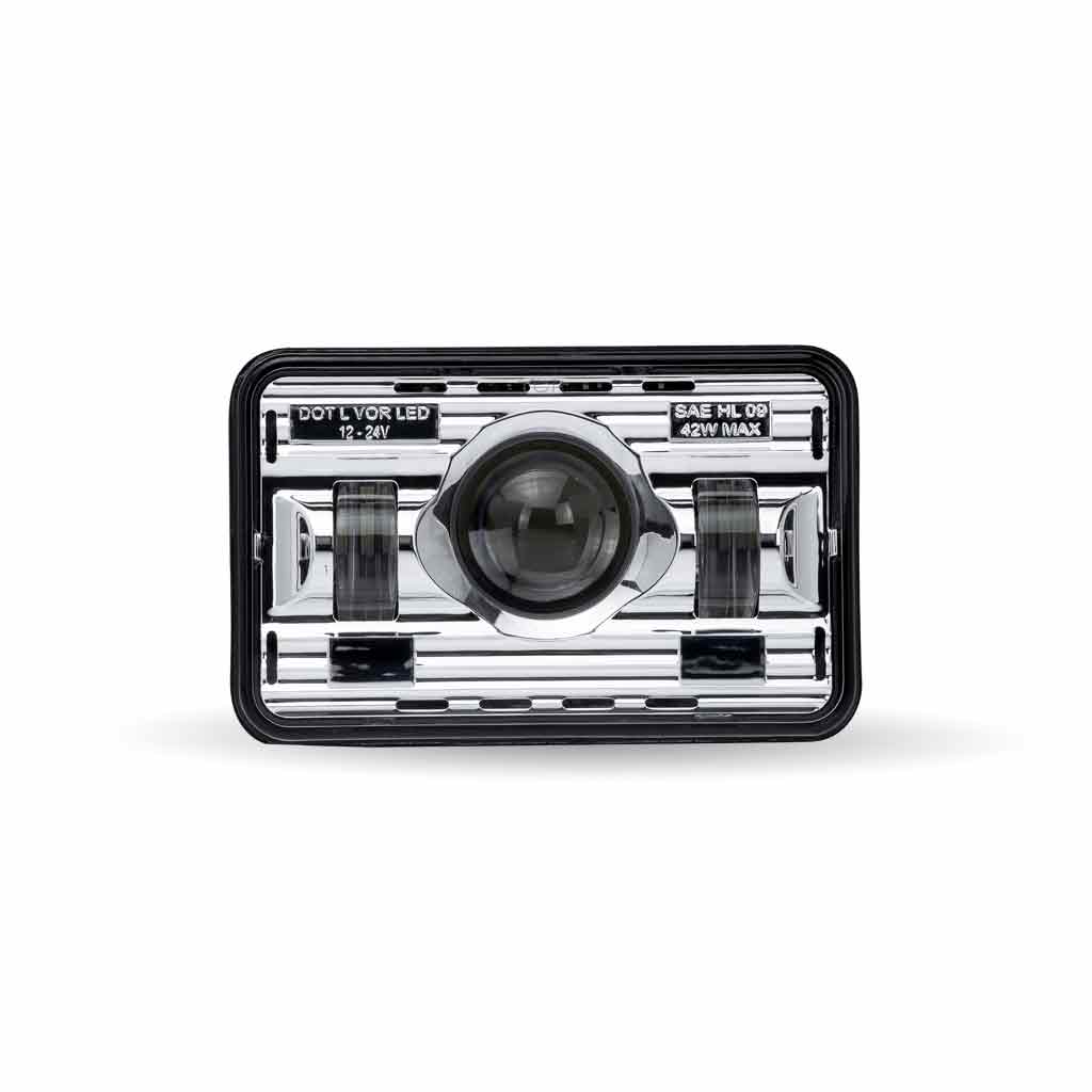 TRUX 4" x 6" LED Projector Headlight - Low Beam - (6-24V)