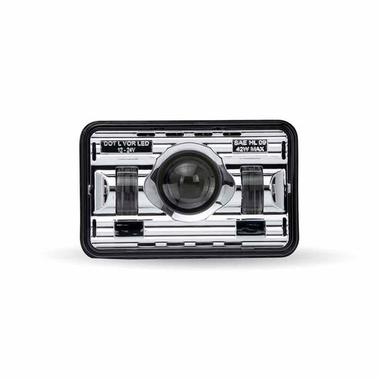 TRUX 4" x 6" LED Projector Headlight - Low Beam - (6-24V)