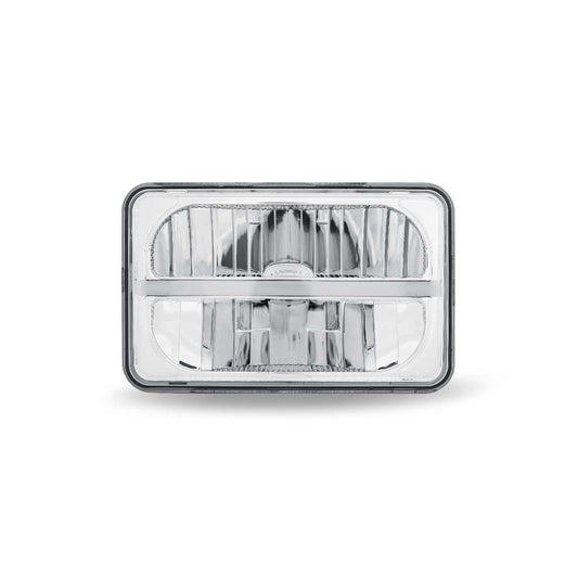 TRUX 4” x 6" Low Beam LED Reflector Headlight (Chrome)