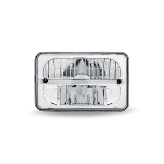 TRUX 4” x 6" HEATED High Beam LED Reflector Headlight (Chrome)