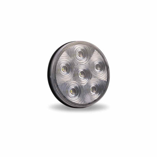 TRUX 4" Round High Power LED Worklamp with Bubble Lens & Reflector Cup (6 Diodes)