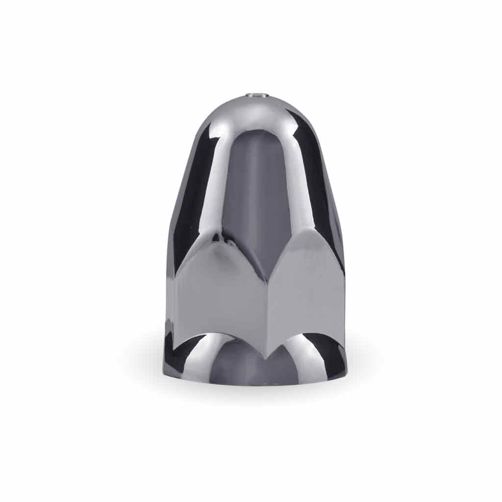 TRUX Chrome Plastic 1 1/2" Nut Cover with Flange