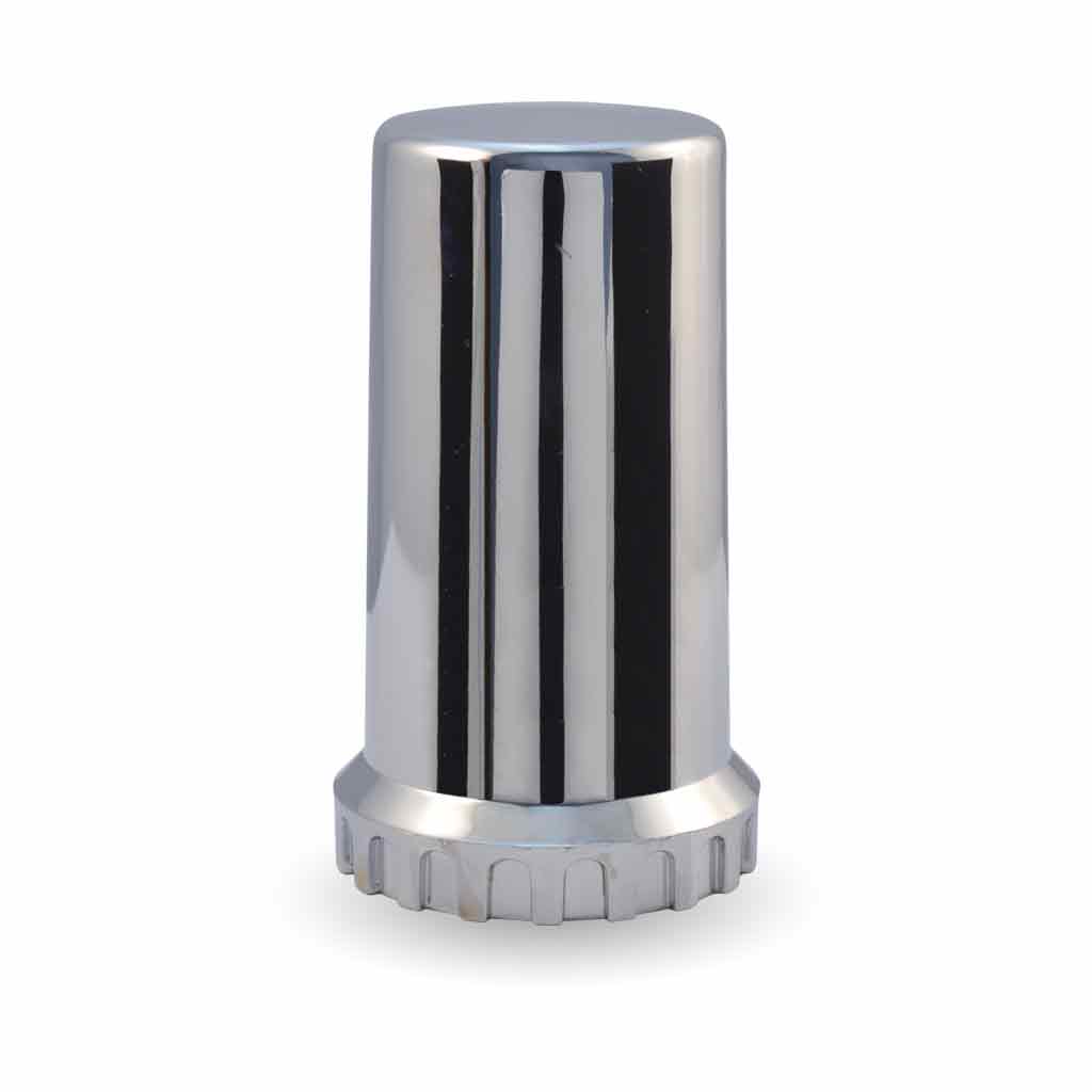 TRUX Chrome Plastic 33mm Threaded Long Nut Cover