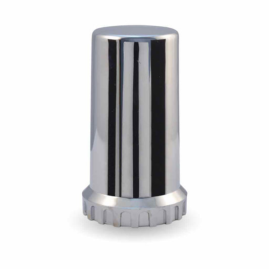 TRUX Chrome Plastic 33mm Threaded Long Nut Cover