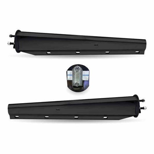 TRUX 30 Economy Mudflap Hanger with 1 1/8" Spacing - Painted Steel"