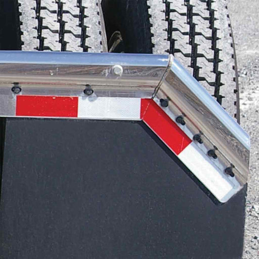 TRUX Angled Aluminum Reflector Strip with 3M Reflector