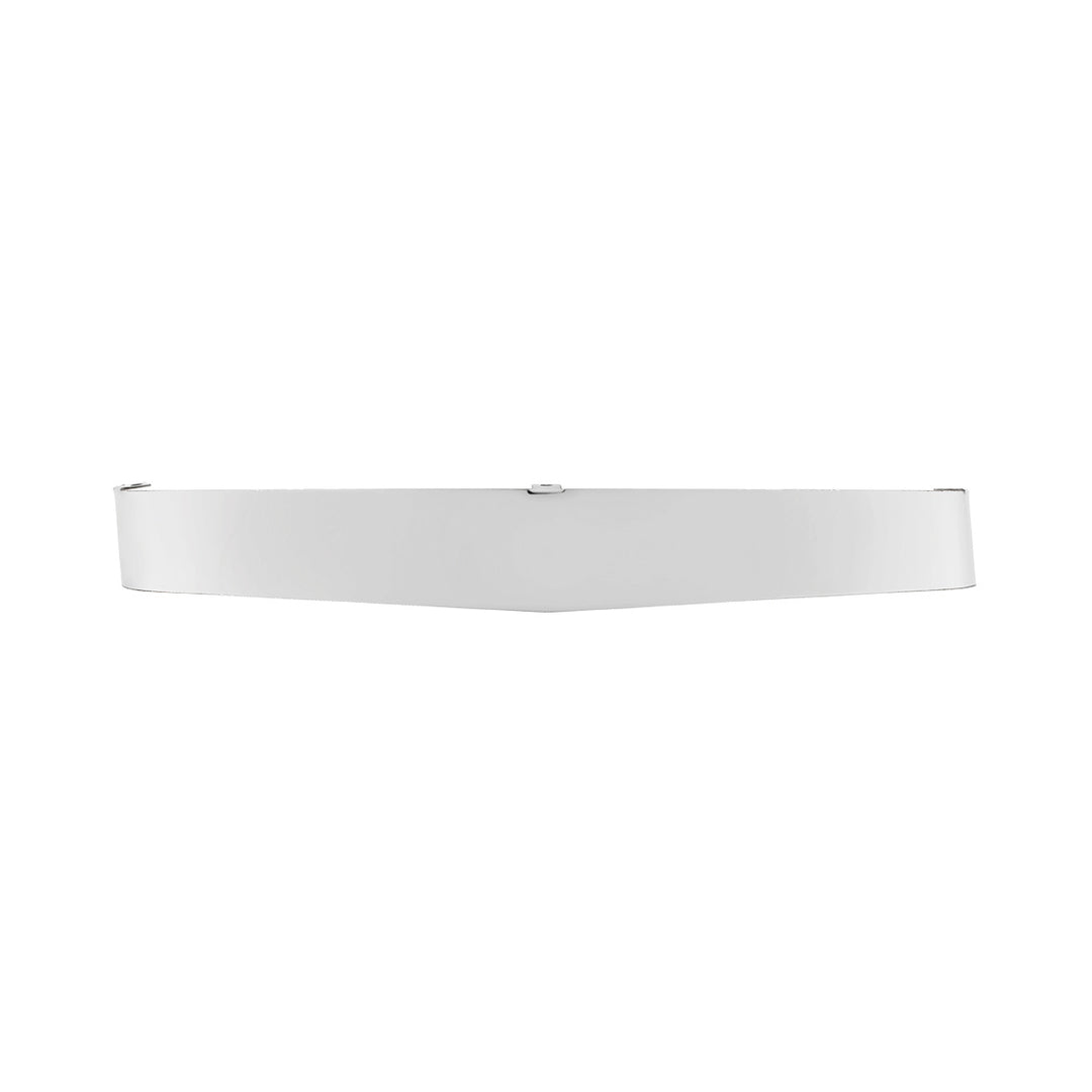14-3/4" Wide Stainless Steel Visor For Dual 4" X 6" Headlight, Smooth Style - View 1