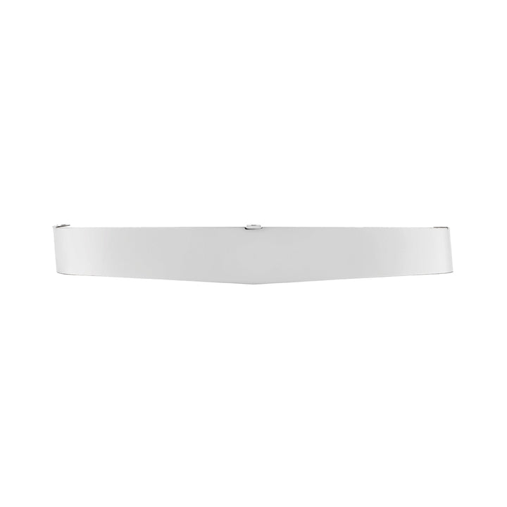 14-3/4" Wide Stainless Steel Visor For Dual 4" X 6" Headlight, Smooth Style - View 1