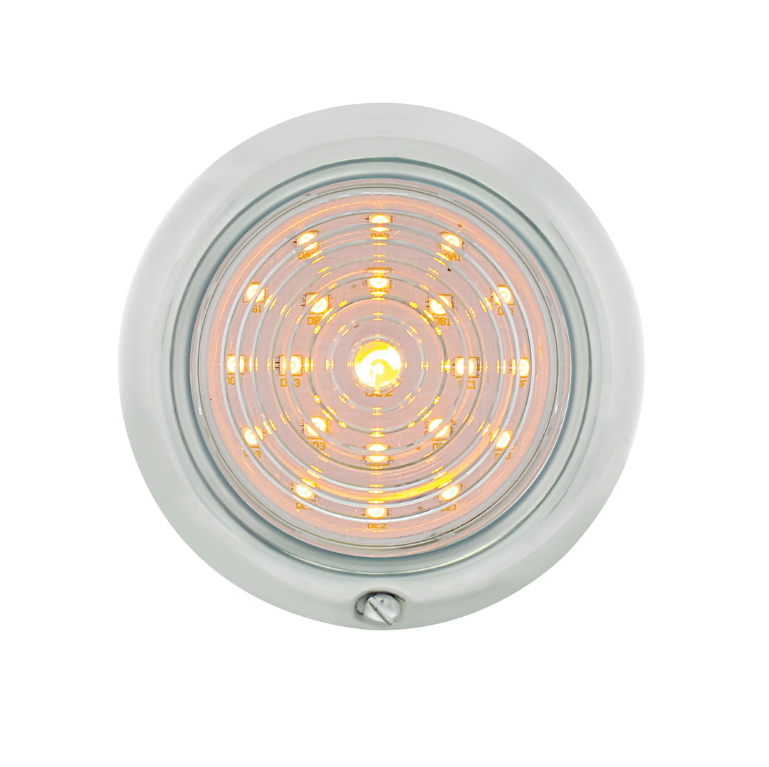 21 Amber LED Parking Light Assembly For Ford Car (1947-1948) &amp; Truck (1942-1947)-Clear Lens - View 1