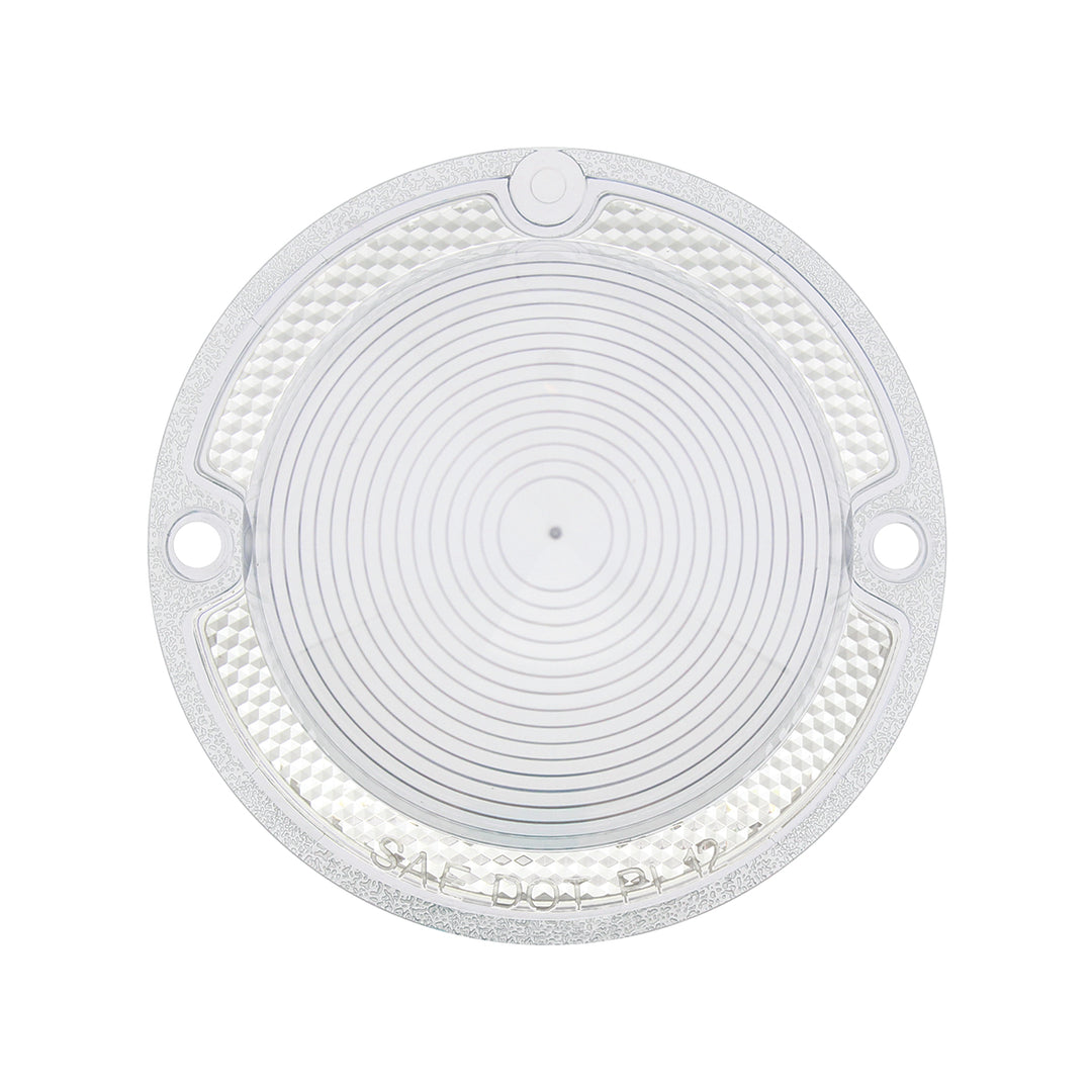 Parking Light Lens For 1958 Chevy Impala, Clear - View 1