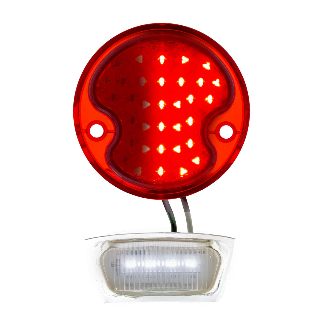 34 LED Sequential Tail Light With 4 LED License Plate Light For 1932 Ford Car/Truck - L/H - View 2