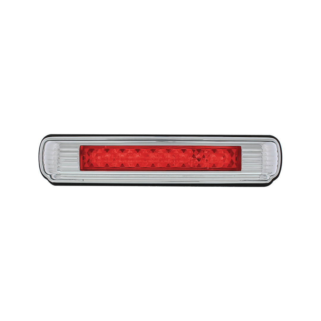 Chrome License Plate Light With Red LED 3rd Brake Light - Red LED/Red Lens - View 4