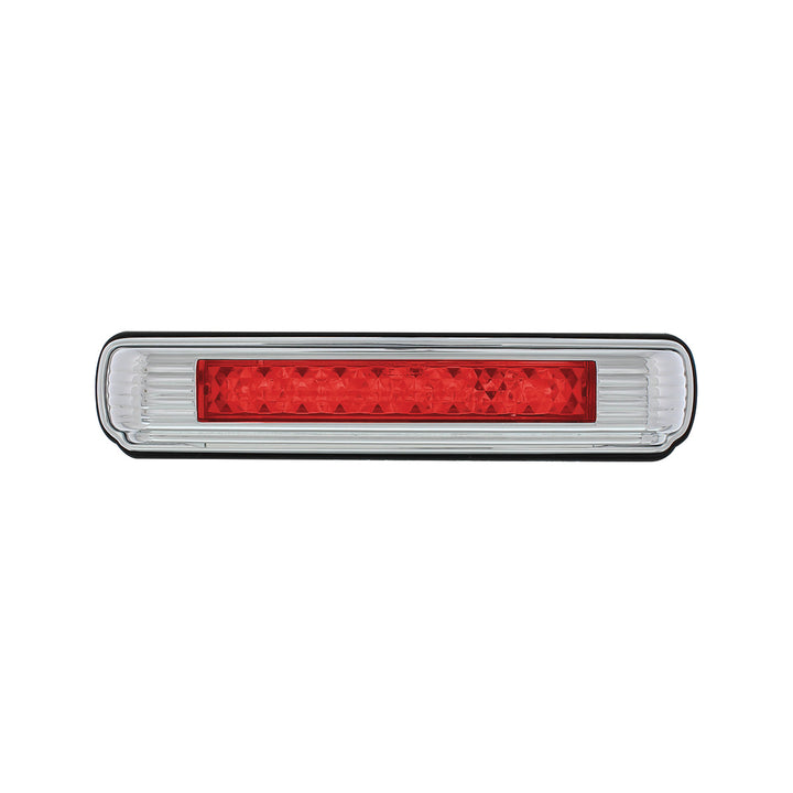 Chrome License Plate Light With Red LED 3rd Brake Light - Red LED/Red Lens - View 4