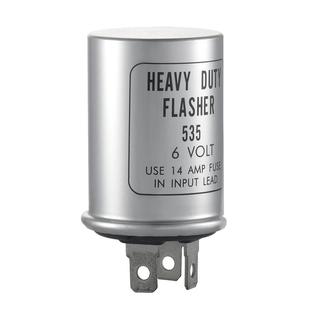 3 Terminal 6V 535 Type Turn Signal Flasher - View 2