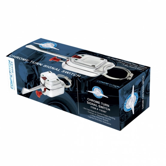 Chrome Turn Signal Switch With 4-Way Hazard Function - View 3