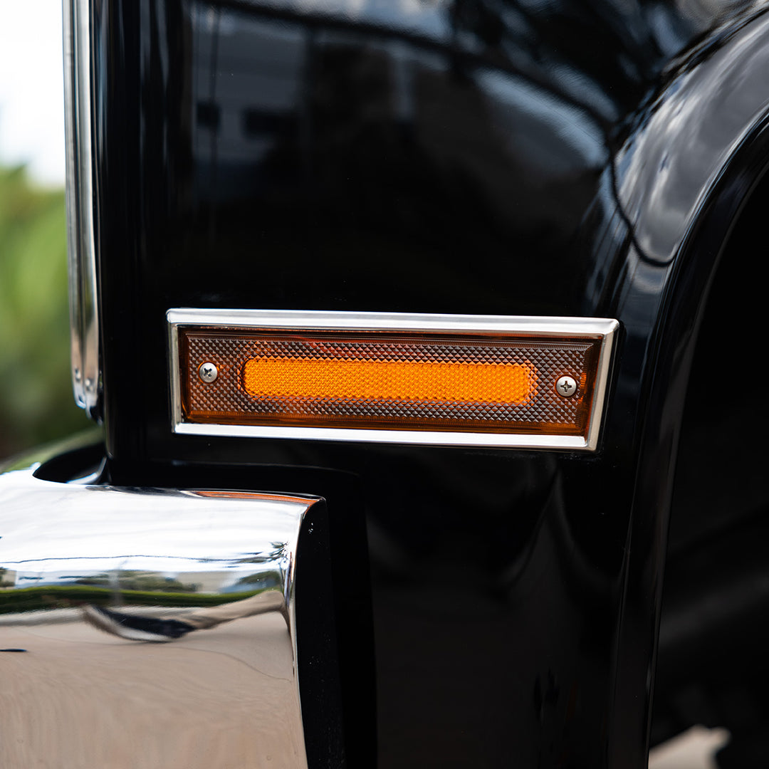 8 Amber LED Dual Function Side Marker With SS Trim For 1981-1987 Chevrolet &amp; GMC Truck - L/H - View 14