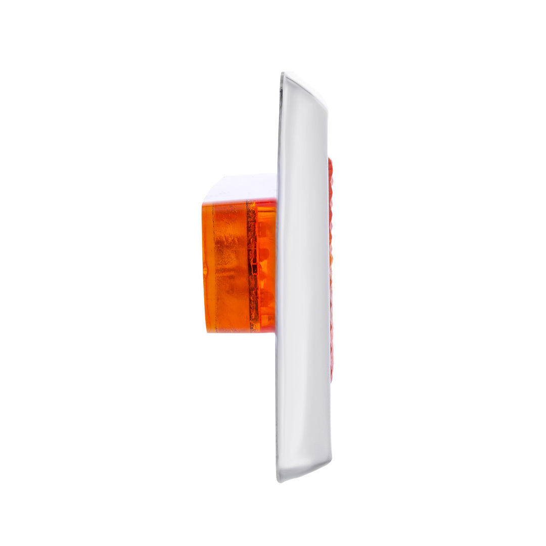 8 Amber LED Dual Function Side Marker With SS Trim For 1981-1987 Chevrolet &amp; GMC Truck - R/H - View 7