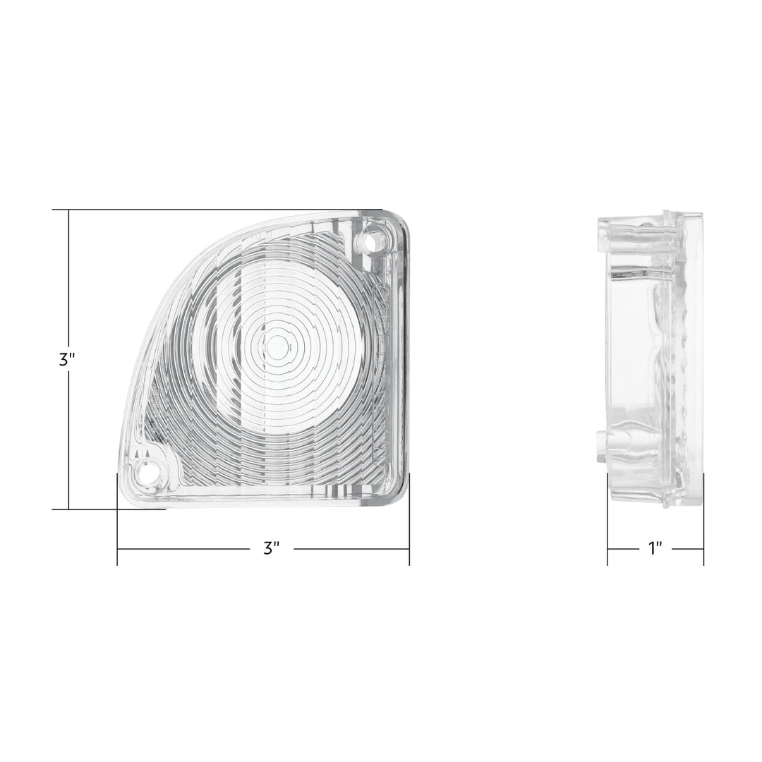 Bullseye Style Backup Light Lens For 1967-1972 Chevrolet &amp; GMC Truck - L/H - View 7